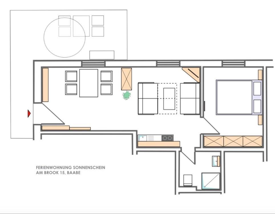 Sonnenschein Am Brook Apartment Baabe Luaran gambar